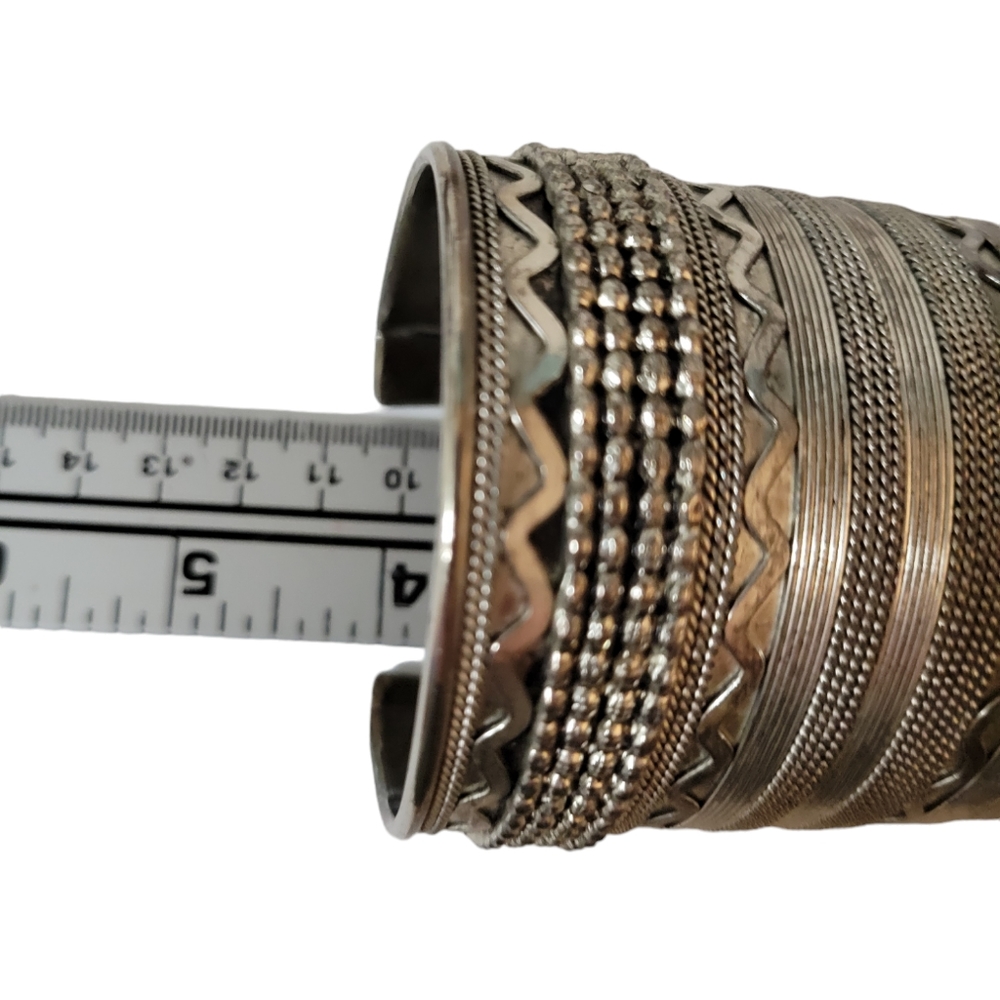 Handcrafted Cuff Bracelet Large - image 4
